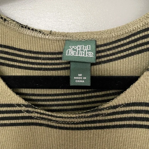 Wild Fable Stretchy Striped Midi Dress - Picture 6 of 9